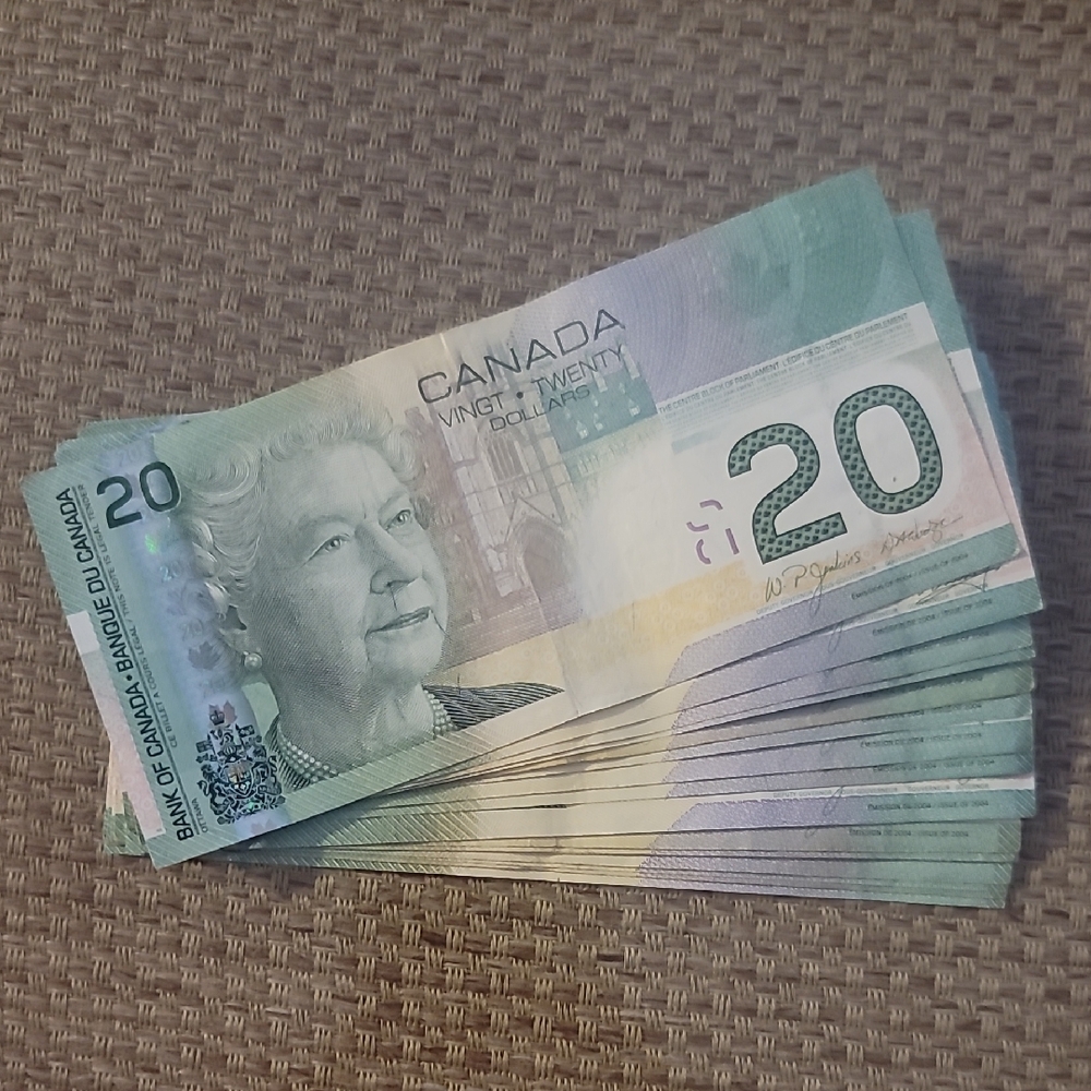 2004 Canadian 20 Dollar Bills